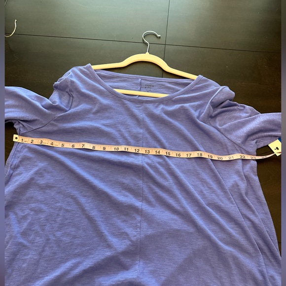 NWT, Crown & Ivy, Blue, Long Sleeve Tee, Size XL, Excellent New Condition - Picture 5 of 9